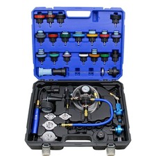 42PCS Universal Radiator Pressure Tester Kit Coolant Vacuum Refill Kit System picture