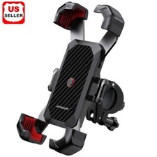 Motorcycle Phone Mount Auto Lock 100mph Military Anti-Shake Bike Phone Holder picture