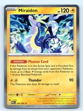 Miraidon 028/084 ~ Rare Holo English Near Mint picture
