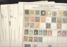 PORTUGAL & COLONIES, Excellent Stamp Collection hinged on Minkus pages picture
