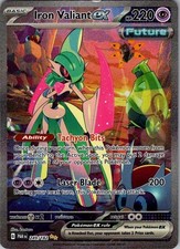 Iron Valiant ex 249/182 Paradox Rift Pokemon Holo NM kantaro picture