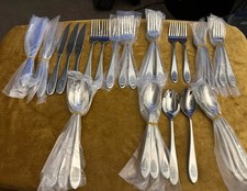 (35) Pieces Spode Christmas Tree Teaspoon 18/10 — NEW UNUSED picture