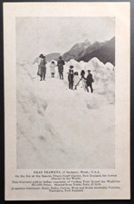 Vintage - Dran Trawets of Spokane, WA on the famous Franz Glacier, New Zealand picture