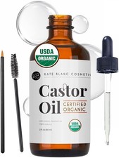 Kate Blanc Cosmetics Castor Oil Organic for Hair, Lashes, Face, Skin (2oz) NEW picture