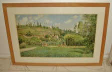 CAMILLE PISSARRO / Great  Museum Quality on Paper, Art Drawing Signed  1874 picture