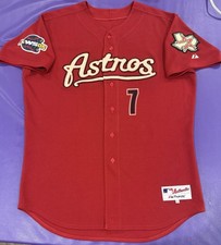 AUTHENTIC Craig Biggio #7 HOUSTON ASTROS 2005 World Series MAJESTIC Jersey 52 picture