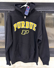 Fanatics Purdue Boilermakers Pullover Hoodie Black/Gold/White Size L Licensed picture