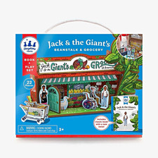 Storytime Toys Jack & the Giant Beanstalk Book + Play Set 42pc Ages 3+ picture