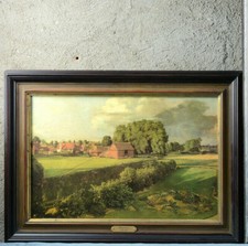 Vintage oil canvas painting repro John constable landscape decor  picture