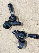 Vintage Shimano Deore XT SL-M732 Thumb Shifters 80s MTB 7 Speed 7s Japan Black picture