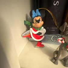 Vintage Disney 1998 Plastic Christmas Ornaments Lot Minnie Mickey Snow White picture