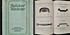 1920s antique BUILDERS HARDWARE CATALOG sterling il 115pgs hinges drawer pulls  picture