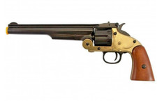 Denix M1869 Schofield Old West Non-Firing Revolver Replica With Brass Trim picture