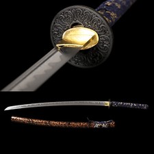 41'' Handmade Blade Sharp Katana Japanese Samurai Sword Damascus Folded Steel picture