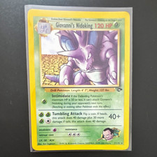 Giovanni's Nidoking – 7/132 Gym Challenge Unlimited Holo Rare HP 120 picture