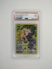 2022 Pokemon Lost Origin Pikachu TG05/TG30 Trainer Gallery Full Art PSA 9 MINT picture