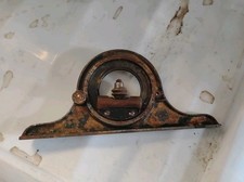 VTG Old Tool Machinist Carpenter Metal Protractor Level Vintage Antique picture
