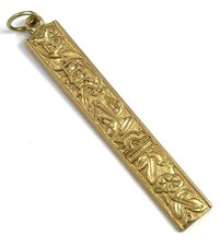 Vintage LIBRA Pendant Zodiac Jewelry Sign LIBRA Jewelry Vintage Brass Charm Gift picture