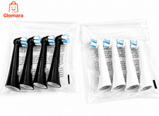 OEM Oral-B iO Replacement Brush Heads 8 Pack White Black Toothbrush Refills Bulk picture