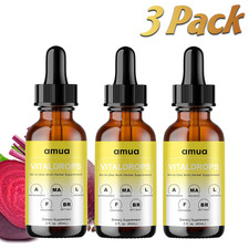 3-Pack AMUA Vital Drops Organic Herbal Liquid Nutritional Blend picture