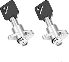 2 Keys Hard Saddlebag Locks Fits for Harley Davidson Touring Electra Street Glid picture