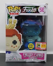 FREDDY FUNKO (8-BIT, BLUE, GLOW) - LE 500 - SAN DIEGO COMIC CON 2018 - FUNKO POP picture