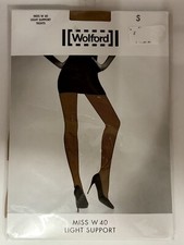 Wolford Miss W 40 Light Support Tights Sz S picture