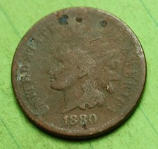 W816 1880 Indian Head Cent Penny 1c - Check Out Our 🔥🔥1880's🔥🔥 picture