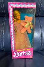 Vintage Collectible Barbie Dreamtime Doll/ Cuddly Bear Mattel 1984 picture