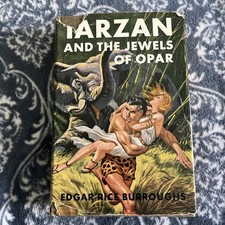 Tarzan and the Jewels of Opar Edgar Rice Burroughs 1918 Grosset & Dunlap HC/DJ picture