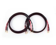 Canare 4S11 HI-FI Speaker Cable Pair, Red/Black 2 to 2 Banana, 10 Ft picture