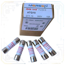 10PCS Ferraz Shawmut ATQ10 MERSEN 10A 500V Midget Time-Delay Fuses ATQ-10 picture
