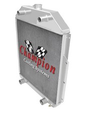 1948 49 50 51 52 Ford Pickup F1 3 Row Radiator CA picture