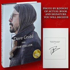The Storyteller SIGNED Dave Grohl (2021,HC,1st/1st) BRAND NEW picture