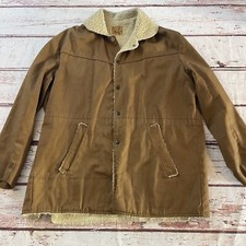 Bay River San Jose Sherpa Jacket Mens L/XL USA Made Vintage 1950s picture