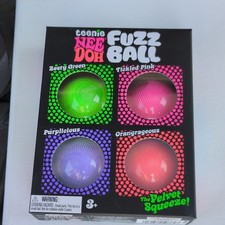 NeeDoh Teenie Fuzz Ball 4 Pack, Nee Doh FUZZBALL FAST SHIP (AUTHENTIC) picture