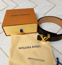 Louis Vuitton Matte Brown Belt Size 95/38 100% Authentic W/Box & Dust bag^% picture