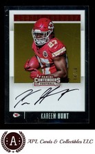 2017 Panini Contenders Kareem Hunt #RR-KH Autograph /10 picture