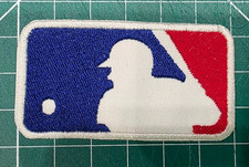 MLB Logo Embroidered Iron On Baseball Patch 1-1/4