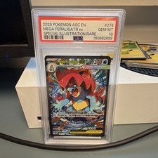 Mega Feraligatr ex 274/217 Me: Ascended Heroes Holo PSA 10 SIR picture