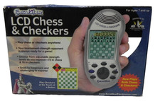 vintage 2003 Excalibur LCD Chess & Checkers electronic game (Model 375-2) NEW IB picture