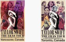 *SUPER RARE* Official Taylor Swift Eras Tour Toronto 2024 Trending Poster 14x24