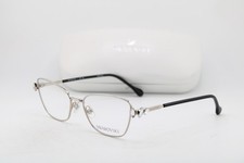 NEW SWAROVSKI SK 1006 4001 SILVER BLACK CRYSTALS AUTHENTIC EYEGLASSES 53-17 picture