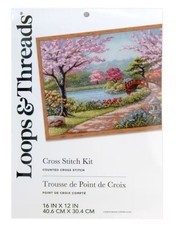 Loops & Threads Blossom Garden Counted Cross Stitch Kit picture