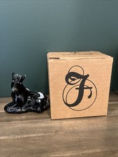 FENTON Hand Painted BLACK HORSE - Signed by George Fenton picture