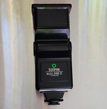 Sunpak Auto 266D Thyristor Tilt Hot Shoe Mount Strobe Flash GN 24m picture