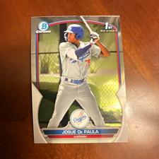  2023 Bowman Chrome Prospects JOSUE DE PAULA 1st Bowman #BCP-111 picture