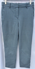 Theory Women's Geometric Print Cropped Pants – Size 2 picture