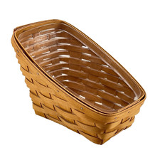 Longaberger 1997 Sleigh Slanted Fruit Vegetable Basket w/Protector - Retired picture