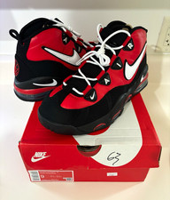 Nike Air Max Uptempo Mid Top Basketball Sneakers Red/Black/White picture